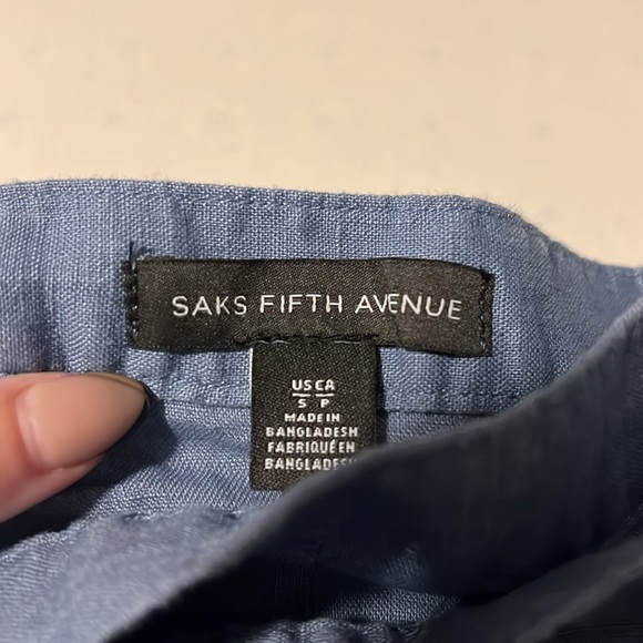 Saks Linen Wrap Skirt - Picture 2 of 3